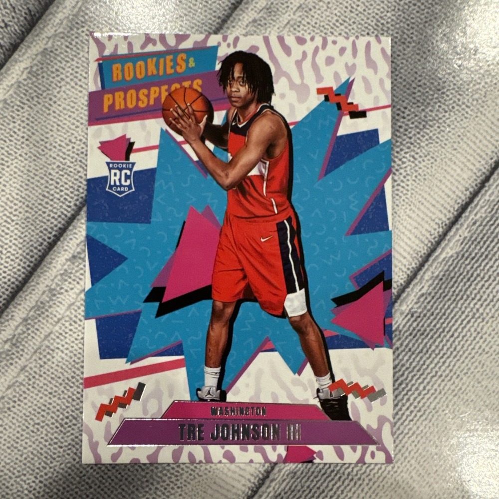 2026 Panini Decades 90s Pop Culture Tre Johnson III Rookies & Prospects No. 137